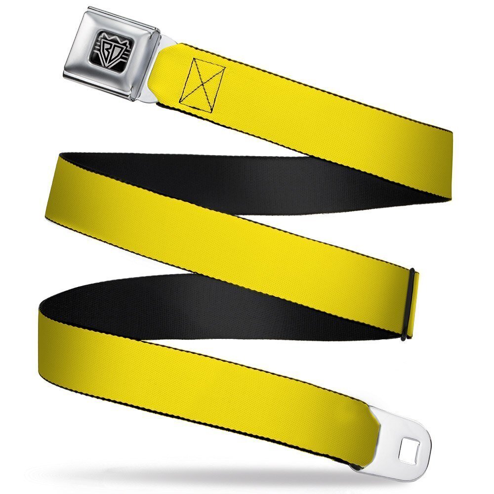 6178 Seatbelt Belt - Yellow - 1.5" Wide - 32-52 Inches in Length